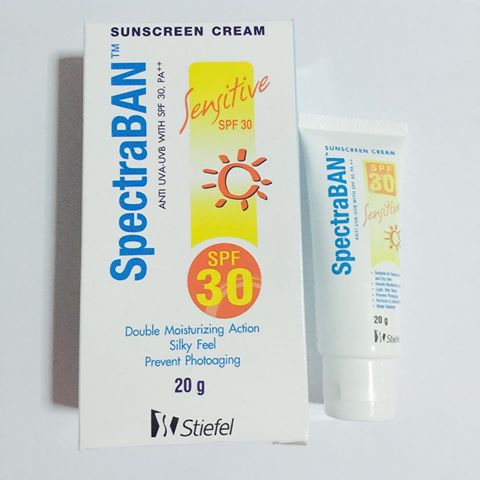 SpectraBAN, SpectraBAN Sensitive SPF30 Anti-UVA UVB PA++, ครีมกันแดดหน้า