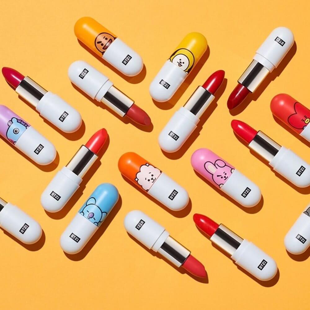 VT Cosmetics ,  VT BT21 LIPPIE STICK , ลิปสติก , เม็ดสีสวยคมชัด , เนื้อเนียนนุ่ม , มอบเม็ดสีสวยคมชัด , 