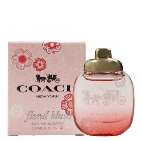 Coach, Coach New York Floral Blush, Coach New York Floral Blush Eau De Parfum, Coach New York Floral Blush Eau De Parfum รีวิว, Coach New York Floral Blush Eau De Parfum ราคา, Coach New York Floral Blush Eau De Parfum 4.5 ml. กลิ่นที่สะท้อนความร่าเริง และโรแมนติก อ่อนโยน ผ่อนคลาย สัมผัสได้ถึงความเป็นผู้หญิงที่น่าทะนุถนอม 