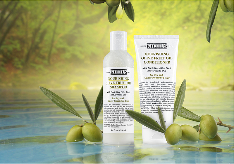 Kiehl's Nourishing Olive Fruit Oil Conditioner 65ml คอนดิชันเนอร์เนื้อบางเบา ล้างออกง่าย สำหรับผมแห้งเสียที่อ่อนแอจากการโดนแสงแดดและการใช้สารเคมีมากเกินไป