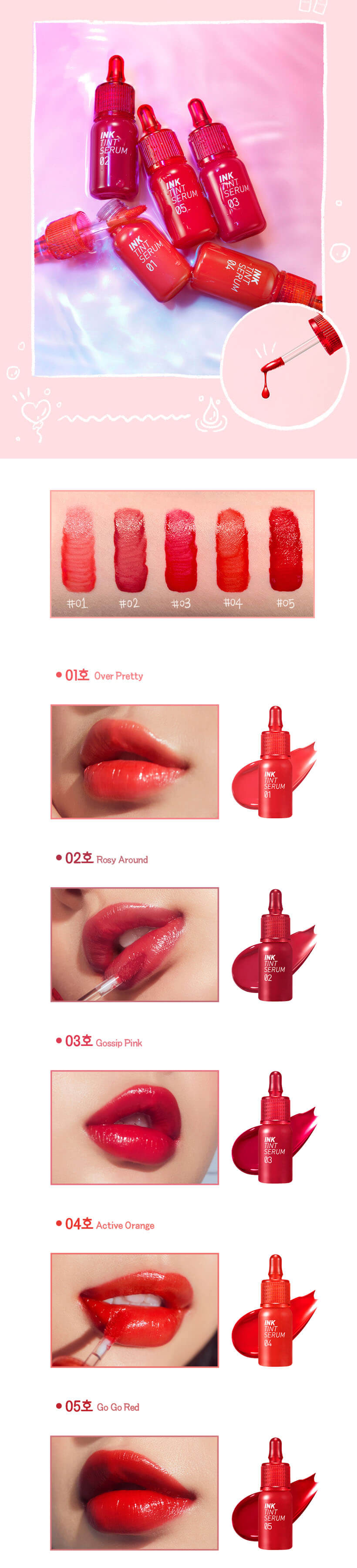 Peripera, Ink Tint Serum,Peripera,เพริเพร่า,ลิปทินท์เซรั่ม,ลิปทินท์