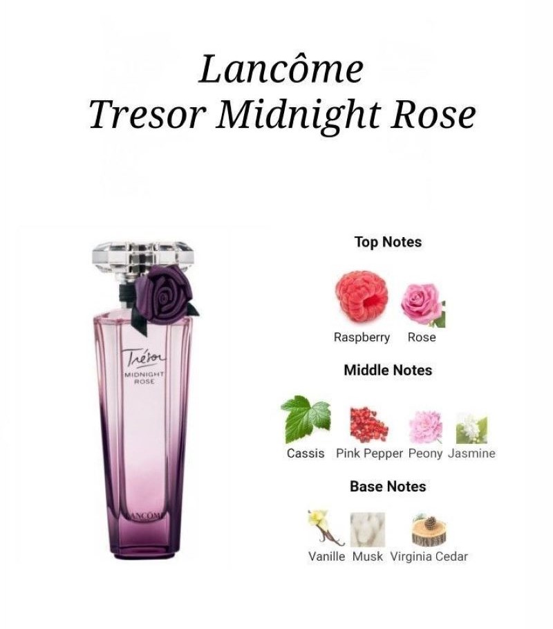 Lancome Tresor Midnight Rose EDP 50 ml , Lancome Midnight Rose ราคา,Lancome Midnight Rose รีวิว,Lancome Tresor ราคา ,Lancome , ลังโคม, น้ำหอม Lancome