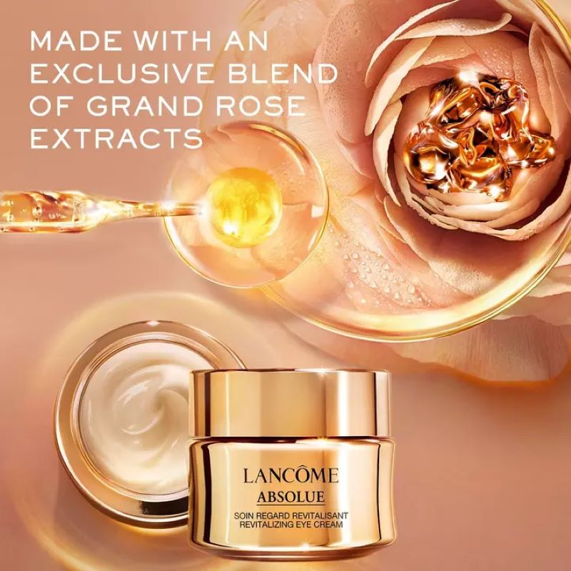 Lancome Absolue Revitalizing Eye Cream 5ml ,ครีมบำรุงรอบดวงตาลังโคม , อายครีม , อายครีมลังโคม ,Lancome Absolue Revitalizing Eye Cream ราคา , Lancome Absolue Revitalizing Eye Cream รีวิว